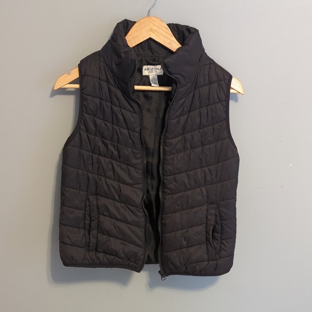 Arizona Quilted Puffer Vest in Black